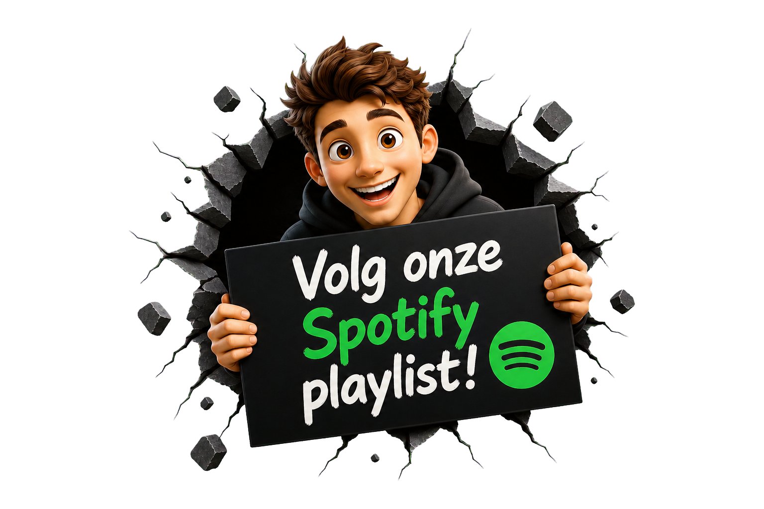 Volg onze Spotify playlist